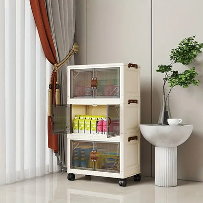 Cabinet Organizer With Caster Wheels