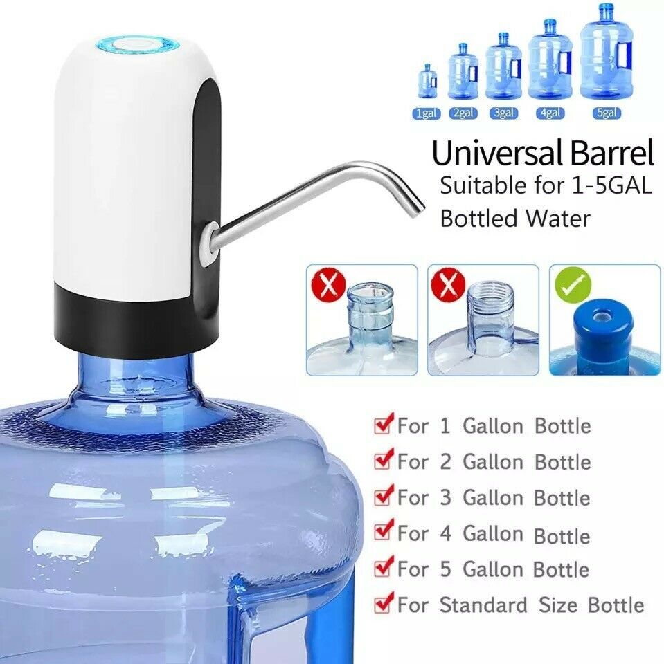 Water Bottle Electric Automatic Universal Dispenser 5 Gallon USB