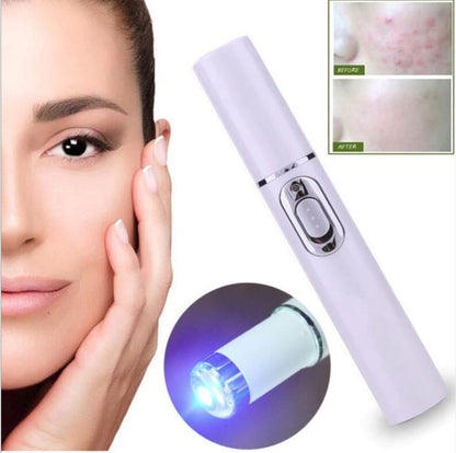 Acne Laser Pen Wrinkle Removal Machine Portable Durable Blue Light Therapy Massage Relax Soft Scar Dark Circles Remover Device