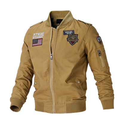 Men's flight jacket baseball uniform