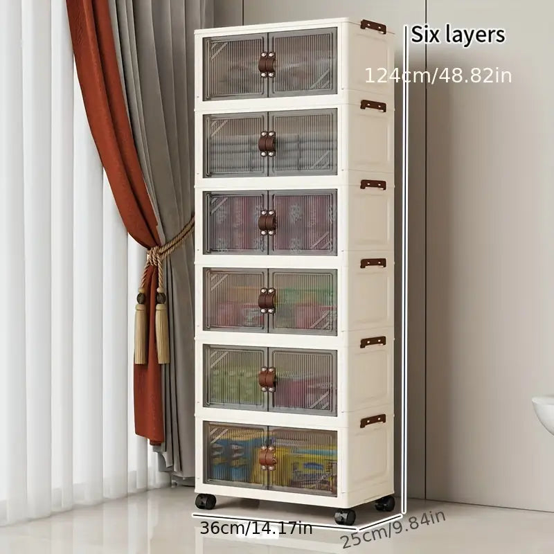 Cabinet Organizer With Caster Wheels